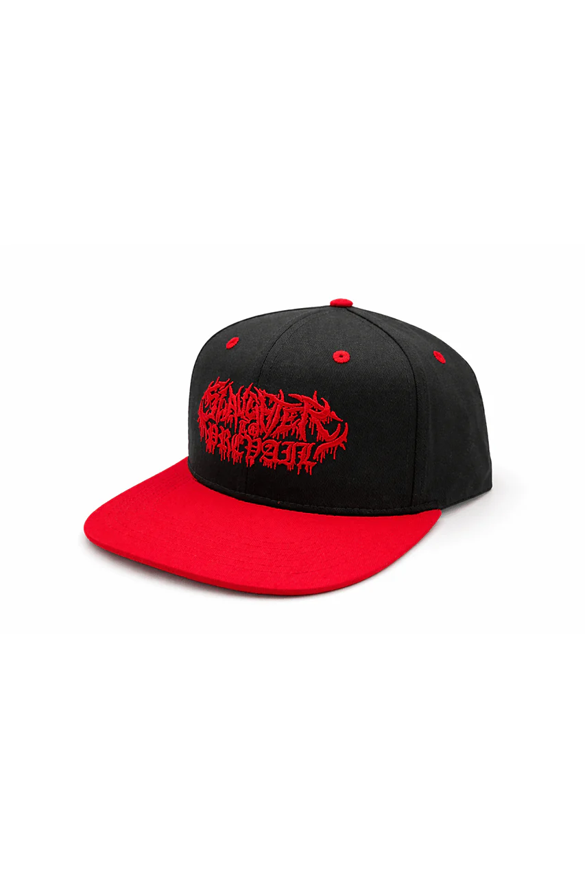 Slaughter to Prevail - Red Logo - Black/Red Snapback