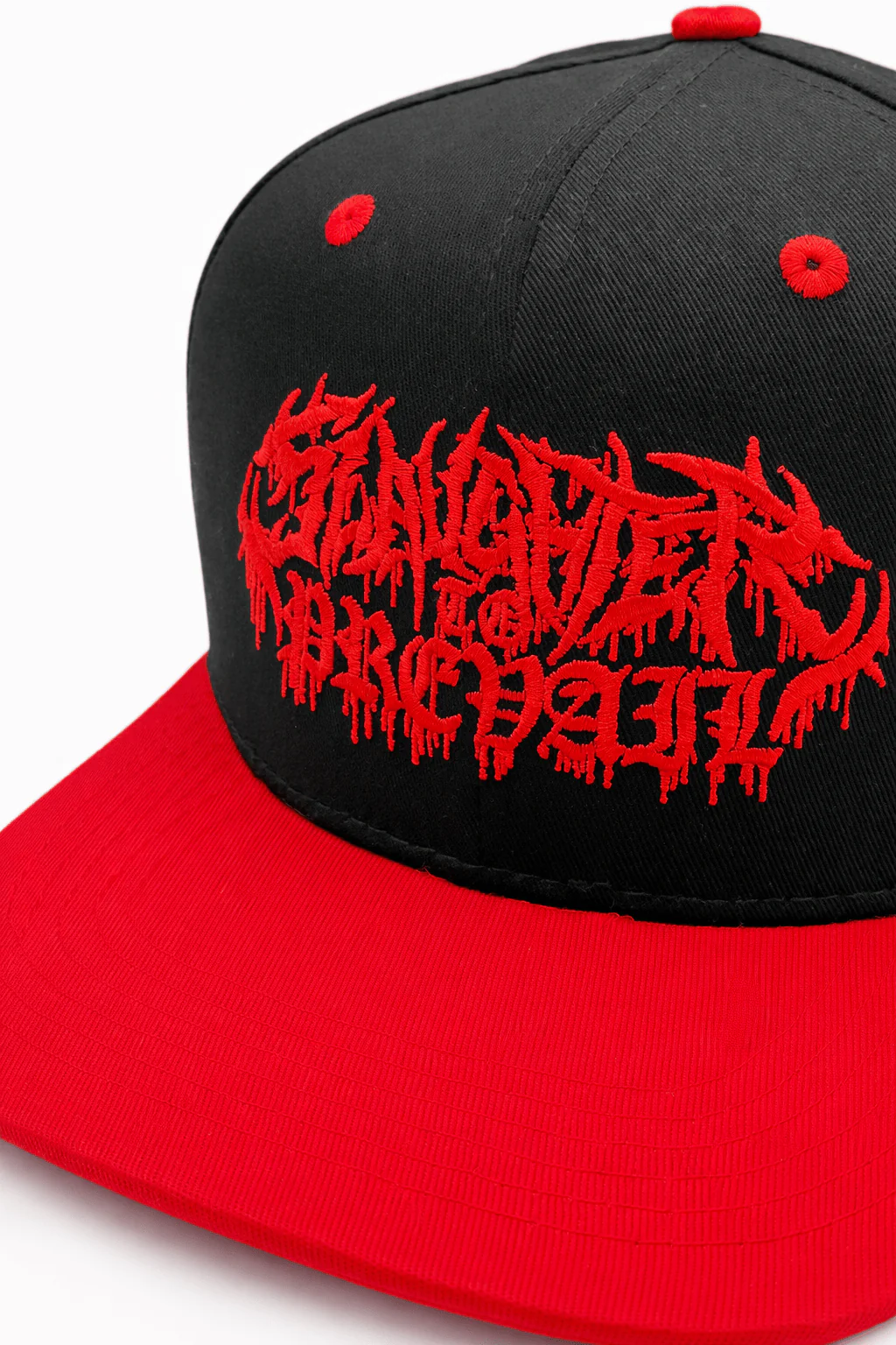 Slaughter to Prevail - Red Logo - Black/Red Snapback - Image 2